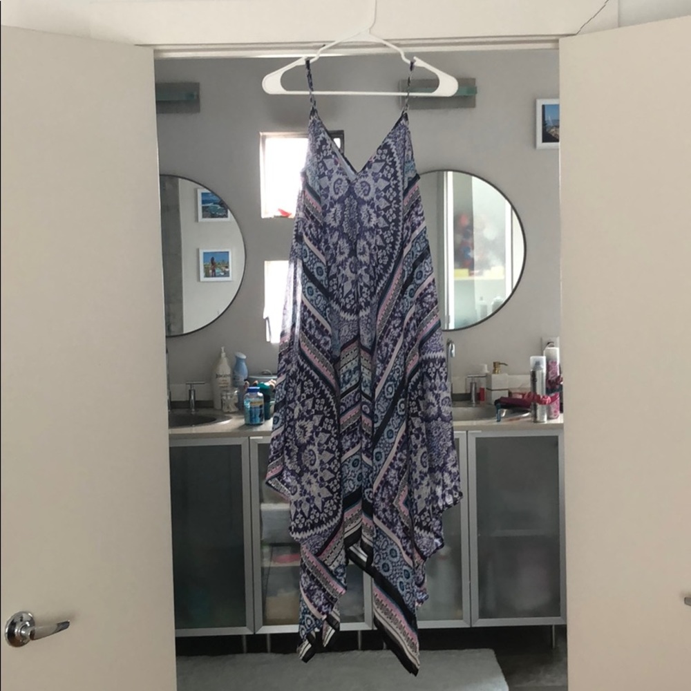 Pattered Tank Dress